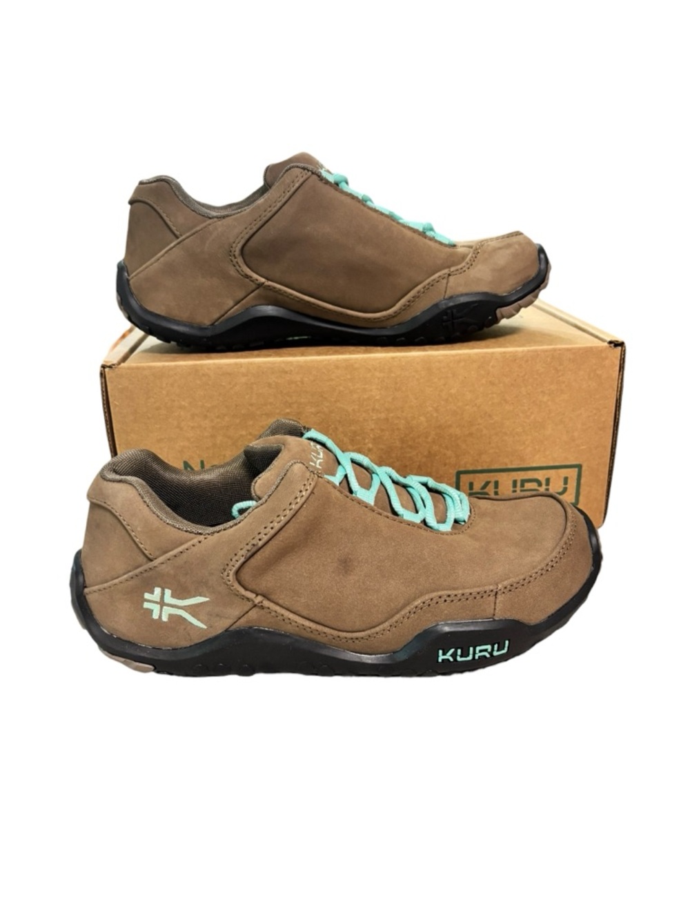 KURU Chicane Shoes Womens 9 Wide Warmstone Nubuck Trail Sneakers Comfort